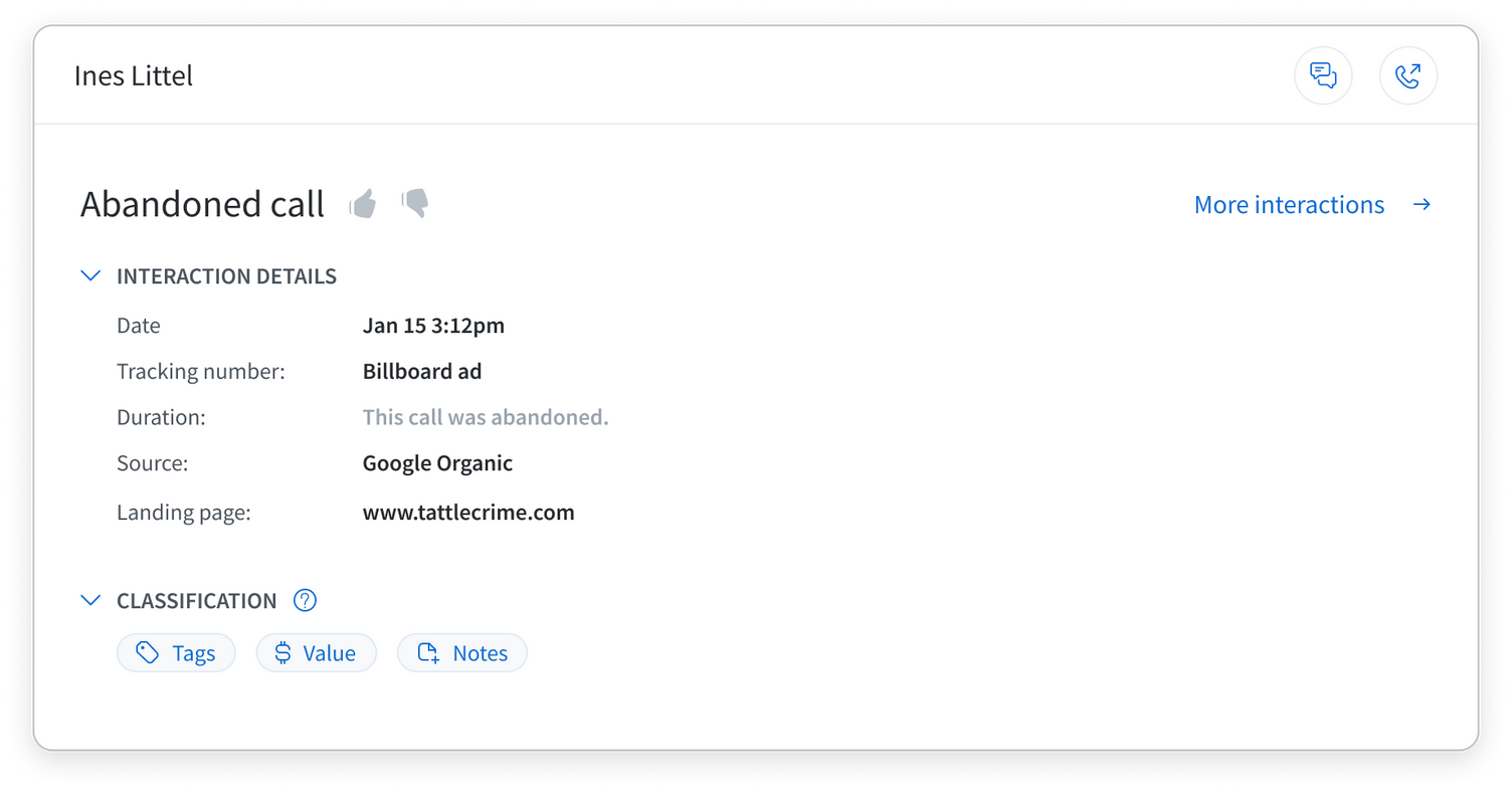 Placing and answering calls in Lead Center CallRail Help Center